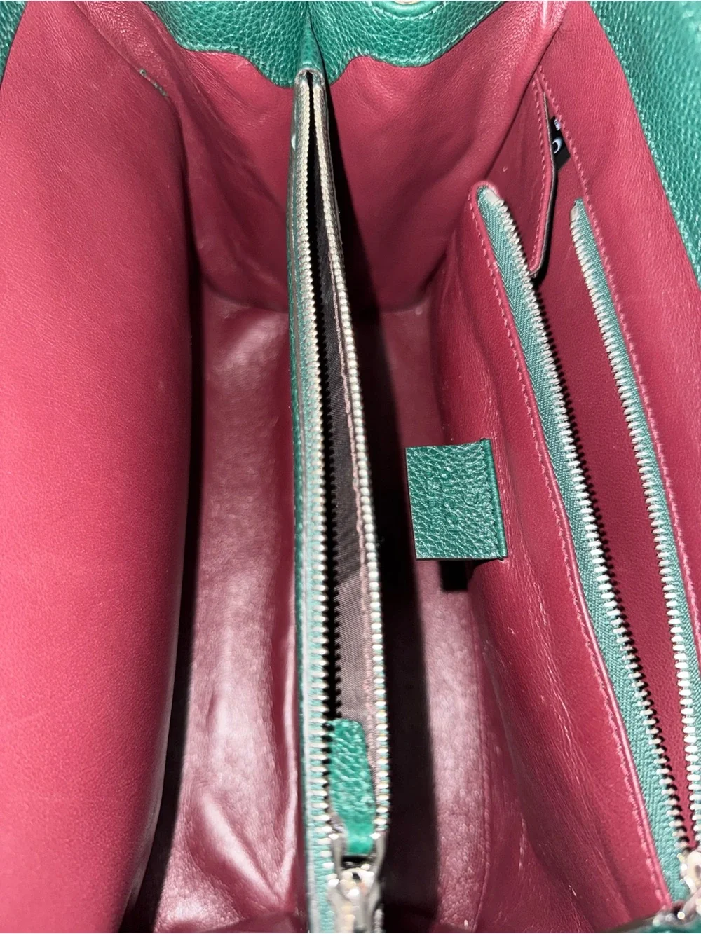Gucci Zumi Top Handle/detachable shoulder strap - Green